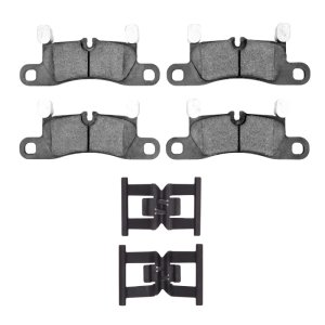 Porsche Cayenne Brake Pads - Rear - R1 Concepts - Semi Met Pads - `11-`18